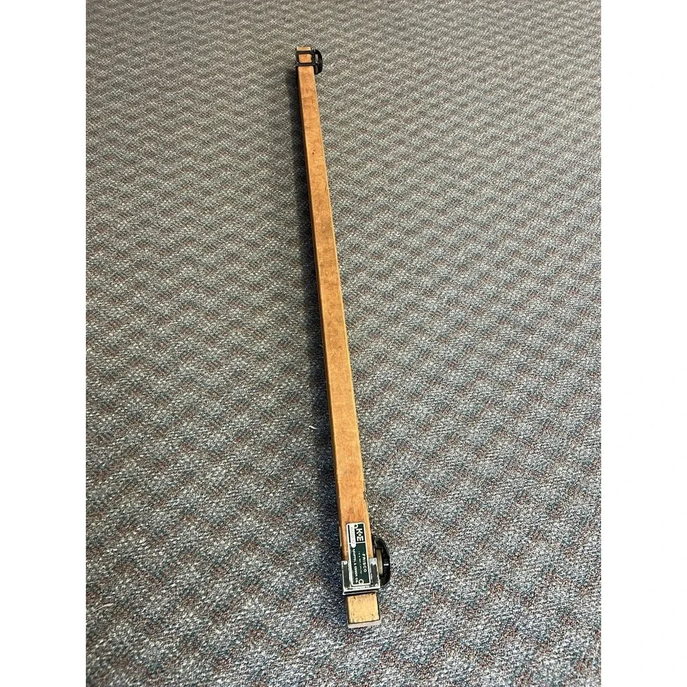 Vintage 11' WOOD MEASURING STICK grade rod rule surveying leveling story pole